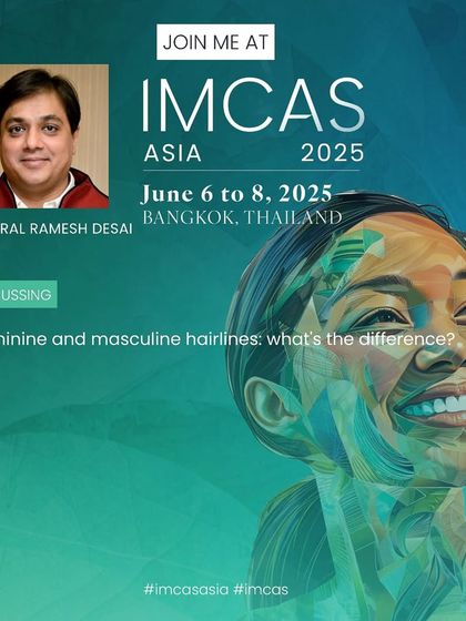 I am looking forward to IMCAS Asia in Bangkok, one of the most prestigious aesthetic conferences in the region. As a member of the Scientific Board, I will be delivering six talks and chairing three sessions, representing several Indian and Asian surgical associations.