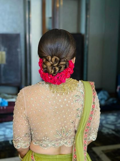 Bhavya Achar - Bridal & Occasion Styling Elegant Updos & Buns photo 7