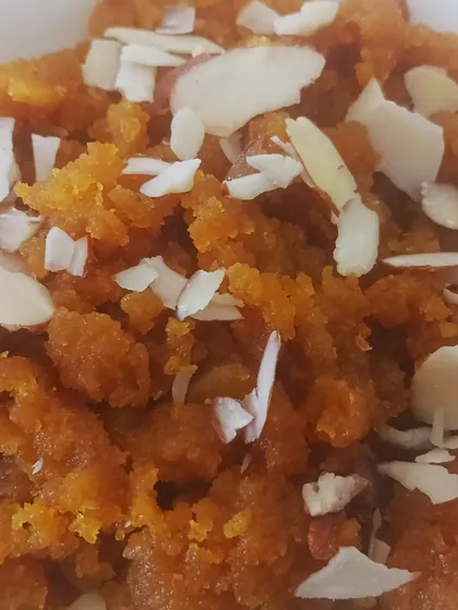 The rich aroma of Moong Dal Halwa always says 'padharomharedes'. I make this festive classic completely vegan using my special homemade bilona-style vegan ghee, so you get the authentic taste without compromise.