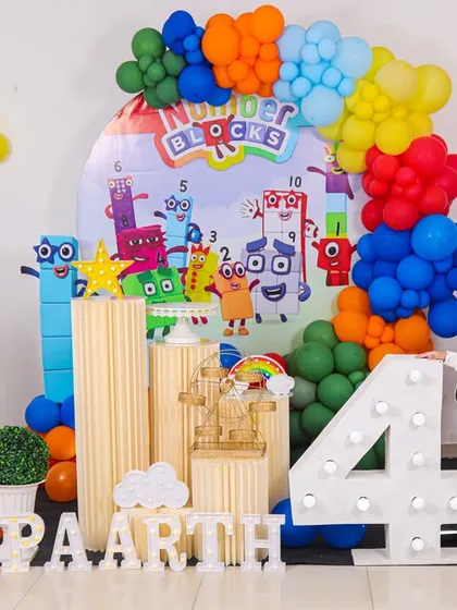 A colorful and educational Numberblocks themed party. We love capturing unique themes that reflect your child's interests.