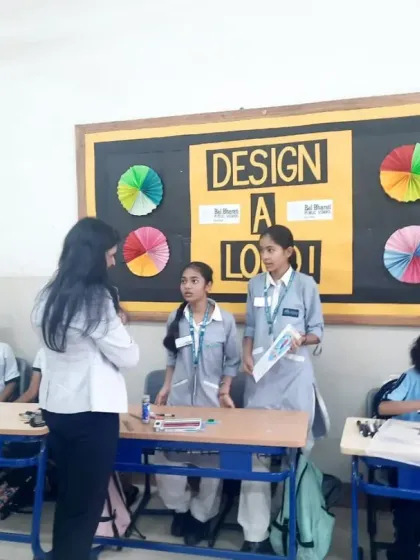 Interacting with the students and listening to them explain the concept behind their logo designs. Their passion was infectious.