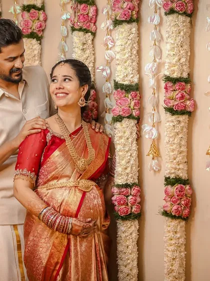 A lovely couple's portrait from a traditional baby shower. We ensure both posed and candid shots are taken to give you a complete collection of memories from your special day.