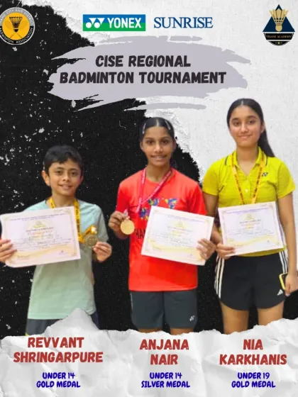 The future of badminton is right here. Seeing our young players like Revvant, Nia, and Anjana win gold and silver medals at the CISCE Regional Championship and qualify for the Nationals is what our work is all about. We provide the right training at the right age to help them achieve their potential.