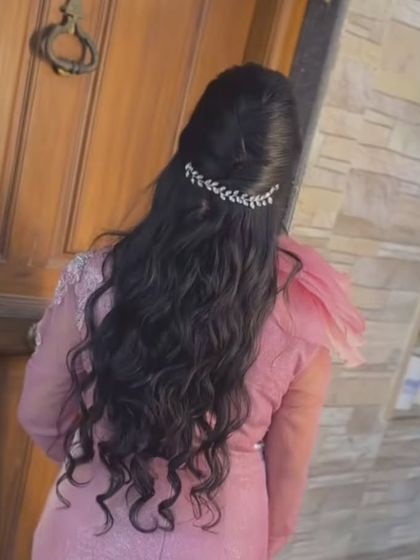 Laxmi Ramkrishna - Special Occasion Hairstyling Flowing Curls & Half-Up Styles photo 17
