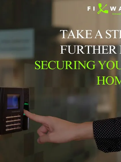 We take your home's security to the next level with advanced solutions like biometric access control. This keyless entry system provides enhanced protection by ensuring that only authorized individuals can enter your property.