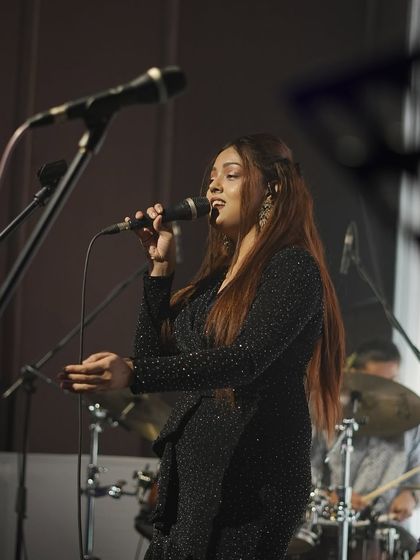 Another angle from the Aur Suno Mehfil performance. I love how these photos capture the emotion of the moment.