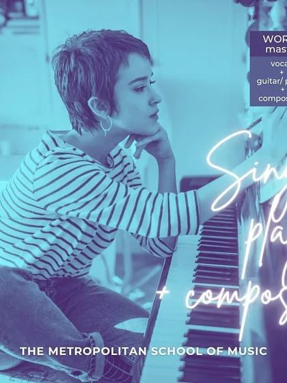 Go beyond just singing with our advanced 'World Master' online program. This comprehensive course integrates vocal training with learning an instrument like guitar or piano and developing your skills in musical composition.