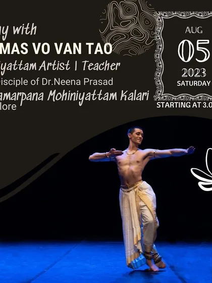 Introducing Season 1 of our 'Anubhavam Series' featuring Thomas Vo Van Tao, a talented male Mohiniyattam artist. This series celebrates diversity and the global reach of Indian classical dance.