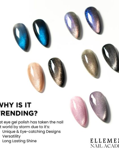 Why is cat-eye gel polish trending? Its unique and eye-catching designs, combined with long-lasting shine and versatility, have taken the nail art world by storm.