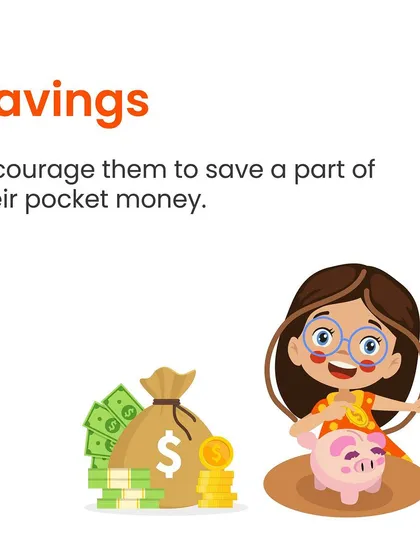 A piggy bank is a child's first introduction to the concept of saving. We teach kids the importance of saving a portion of their money for future goals.