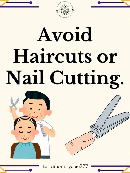Cutting hair or nails on a Thursday is believed to reduce one's life energy, or prana. This can interfere with Jupiter's blessings, so it's a practice best avoided on this auspicious day.