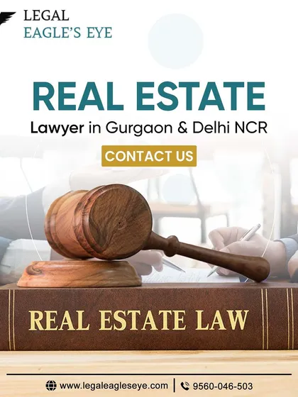 This image, featuring a gavel resting on a book titled 'Real Estate Law', symbolizes our authority and deep expertise in this field. We provide clear guidance and robust representation for all property related legal issues in Gurgaon and Delhi NCR.