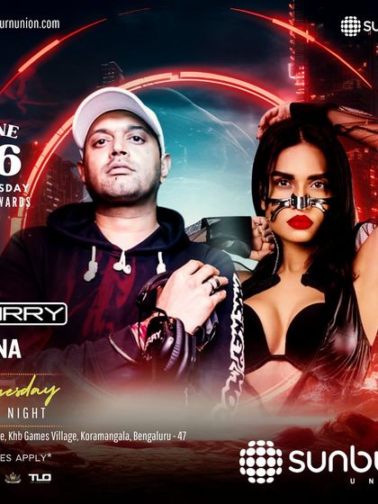 The flyer for my Wednesday Ladies Night residency at Sunburn Union. A mid-week party to keep the energy going.