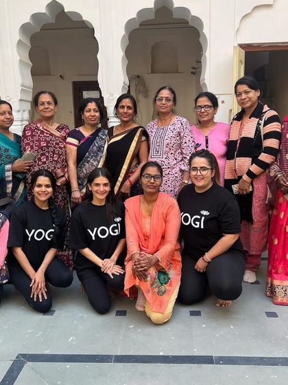 Pure bliss sharing the gift of yoga with the incredible community in Jhunjhunu. Their smiles and eagerness to learn were the greatest rewards of this trip.