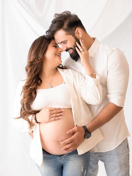 The pure joy and laughter between expecting parents. My goal is to make you feel comfortable enough to share these genuine, happy moments.