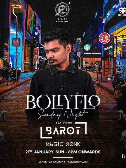 Another poster for my "Bolly Flo" Sunday night residency. I love bringing my signature Bollytech sound to Church Street.