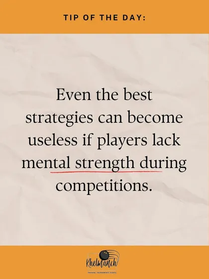Mental strength is everything in competition. Even the best strategies can fail if a player's mindset isn't resilient. We make mental toughness a core part of our training.
