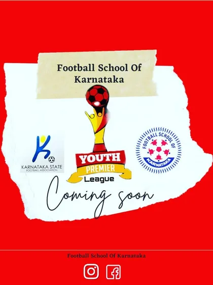 Announcement graphic for the Karnataka Youth Premier League. This is one of the main tournaments we prepare our youth development squads for all year.