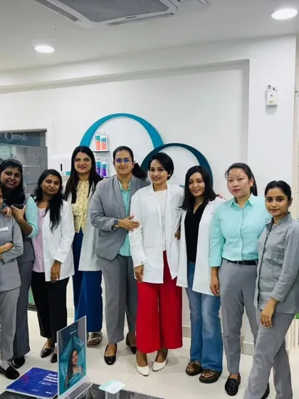 This is my incredible team. We work together to ensure every patient feels supported, comfortable, and confident from the moment they walk into the clinic. Our shared goal is your health and happiness.