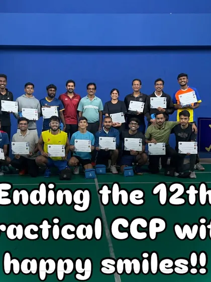 Celebrating the successful graduation of our 12th practical Coaches Certification Program (CCP) batch. These smiles represent the culmination of intense training, shared knowledge, and the readiness to embark on a professional coaching journey.
