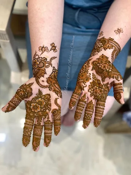 Another view of the Indo-Arabic design for an international client. The butterfly motif is a sweet and personal touch.