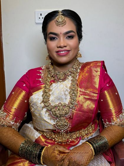 Sneha Kiran - Bridal & Event Makeup Artistry Traditional South Indian Muhurtham Brides photo 52