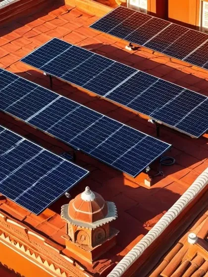 A rooftop solar installation on a tiled roof, demonstrating our ability to adapt our mounting solutions to various roof types, including those on heritage or architecturally complex buildings, without compromising structural integrity.