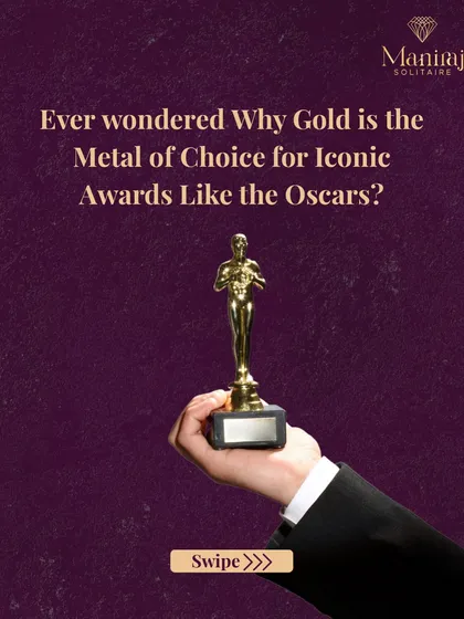 Ever wondered why iconic awards like the Oscars are made of gold? It's because gold is a powerful symbol of excellence, success, and prestige.