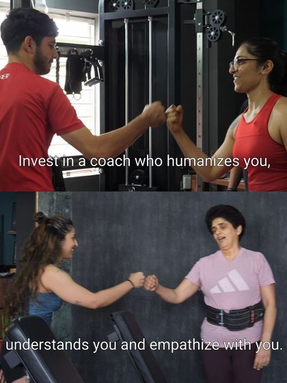 Glimpses from my film that capture my core philosophy. Invest in a coach who empathizes with you, because fitness is a holistic lifestyle and mental health is the real flex.