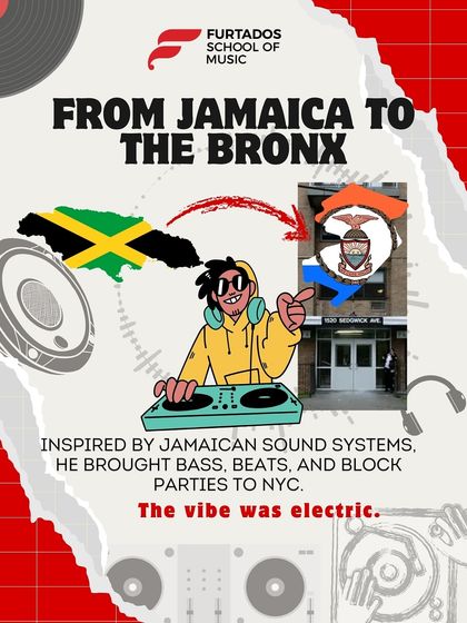 The hip-hop vibe was born when Jamaican sound system culture met the block parties of the Bronx. We explore these cross-cultural origins to give our students a deeper appreciation for the music they love.