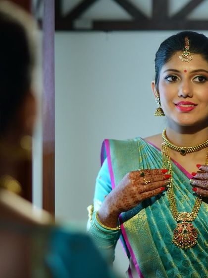 Ganavi Anup - Bridal Makeup Elegant Engagement Looks photo 5