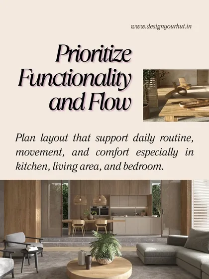 I always prioritize functionality and flow in my designs. A good layout supports your daily routine and movement, especially in high-traffic areas like the kitchen and living room. A space that works well for you is the ultimate luxury.