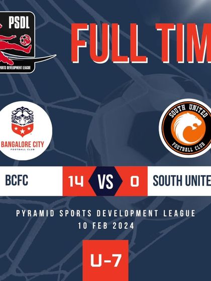 A dominant 14-0 win for our U7 team in the PSDL.