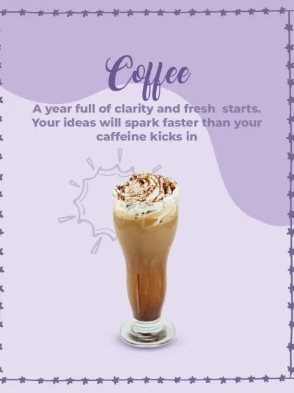 Beat the heat with our refreshing iced coffee. This tall glass of chilled coffee, topped with whipped cream and a dusting of cocoa, is the perfect caffeine kick to cool you down and keep you energized on a warm day.