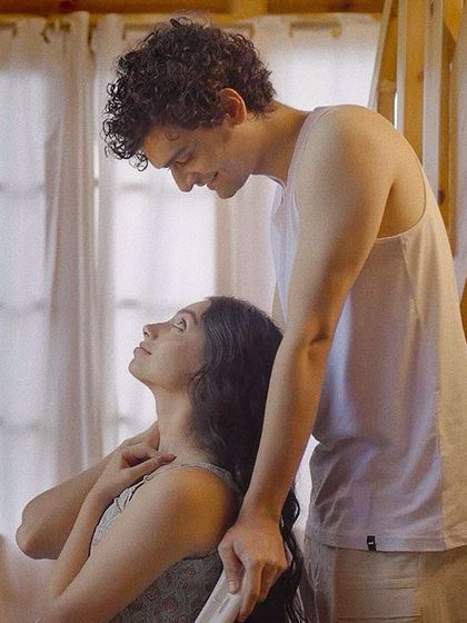 A still from the music video 'Phir Kabhi'. We were trying to capture a moment of quiet intimacy and connection between the two characters.