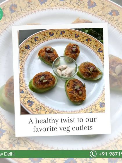 A healthy twist on the classic veg cutlet. These are packed with vegetables and topped with seeds for extra crunch and nutrition.