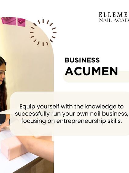 Beyond technique, we teach business acumen, focusing on the entrepreneurship skills needed to run a successful nail business.