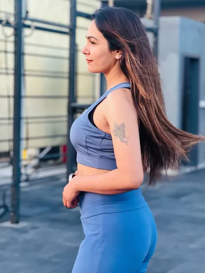 Feeling the breeze and enjoying the moment. Fitness is also about finding peace and balance.