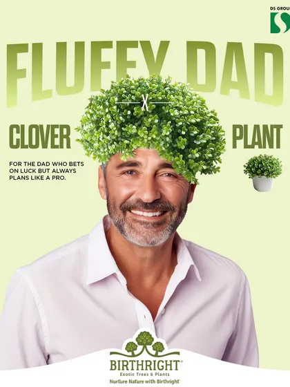 For the dad who bets on luck but plans like a pro, the Clover plant is his plant twin. This Father's Day, we matched iconic dad hairstyles with plants for a fun, green gift.