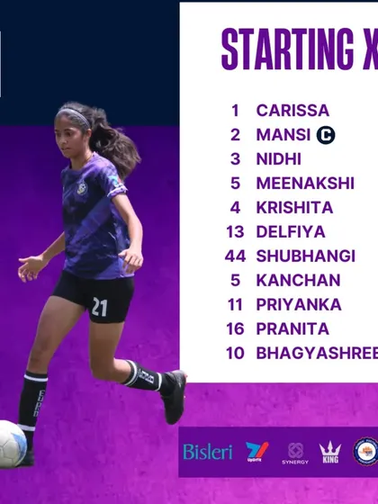 Our starting XI for match number 7.