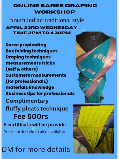 This workshop included business tips for professionals and offered an E-certificate upon completion.