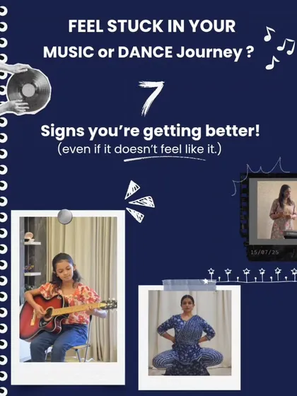 Feeling stuck in your music or dance journey? Here are 7 signs you're getting better, even if it doesn't feel like it.
