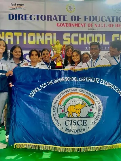 A moment of immense pride as the CISCE Swim Team, guided by our head coach, secures the overall championship at the 66th National School Games. This is the result of dedication, teamwork, and expert event support.