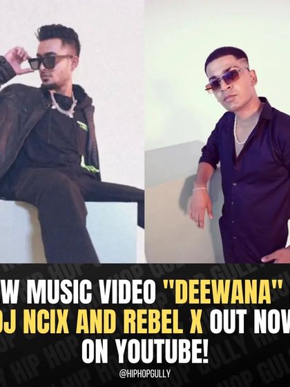 Hiphop Gully covering the release of my music video 'Deewana' with Rebel X. Getting featured on major desi hip-hop platforms is a key goal for any release, and it's something I strategize for with every project.