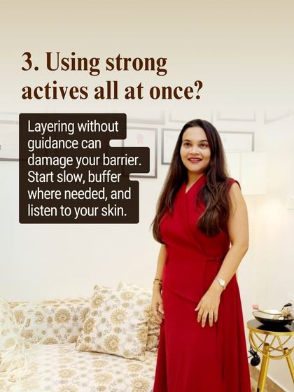 Myth: You should use all your strong actives at once. Reality: Layering multiple active ingredients without guidance can damage your skin barrier. It's important to start slow, buffer where needed, and listen to your skin.