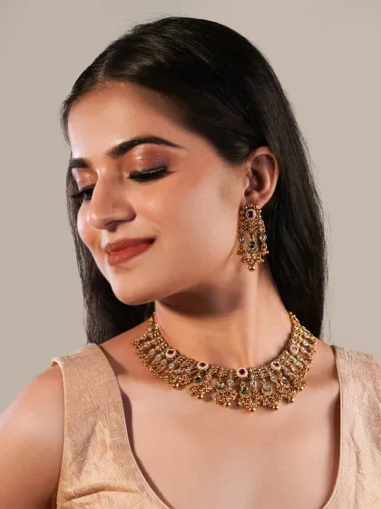 A close-up showcasing the soft smokey eye and clean skin finish. This HD makeup technique is crucial for commercial photography, as it prevents flashback and keeps the skin looking smooth in high-resolution images.