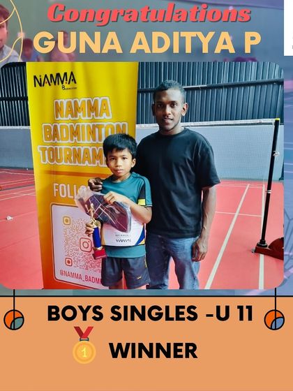 Manoj Kumar - Badminton Coaching for Kids & Youth Our Tournament Champions photo 17
