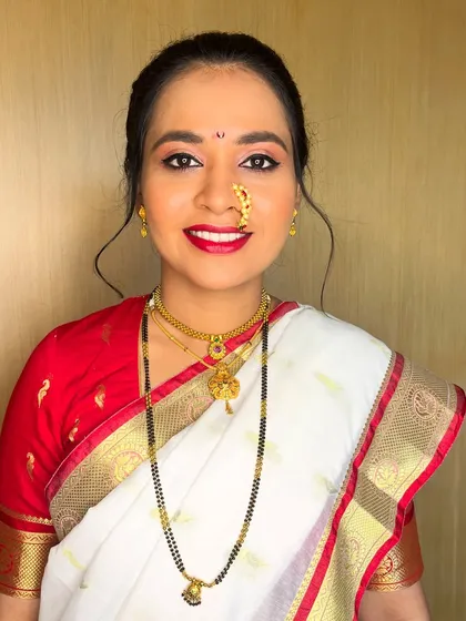 My client looking radiant and confident. The HD makeup ensures she looks flawless both in person and in photos, while still feeling like herself.