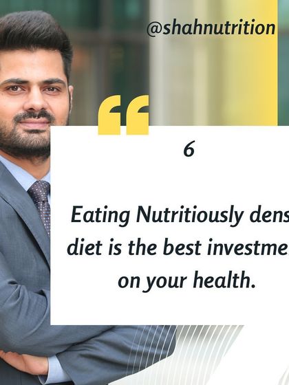 Eating a nutritionally dense diet is the best investment you can make in your health.