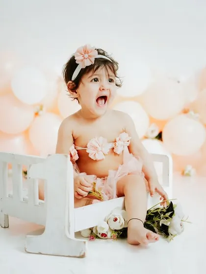 A big yawn or a happy shout. This candid moment is what makes these sessions so special and real.